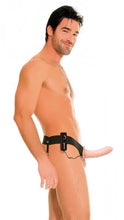 Load image into Gallery viewer, 6in Vibrating Hollow Strap On - Beige
