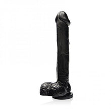 Load image into Gallery viewer, 9 inches Cock with Balls &amp; Suction Cup Black