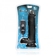 Load image into Gallery viewer, 8 inches Cock Balls, Vibrating Egg &amp; Suction Cup Black