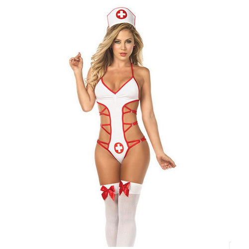 Nurse Costumes Cosplay Temptation Porn Sexy Erotien Teddy Lingerie Babydoll Lenceria Sexy Underwear Uniform