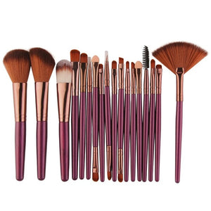 18pcs Makeup Brushes